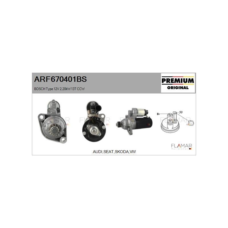 FLAMAR ARF670401BS Motor de arranque - 1