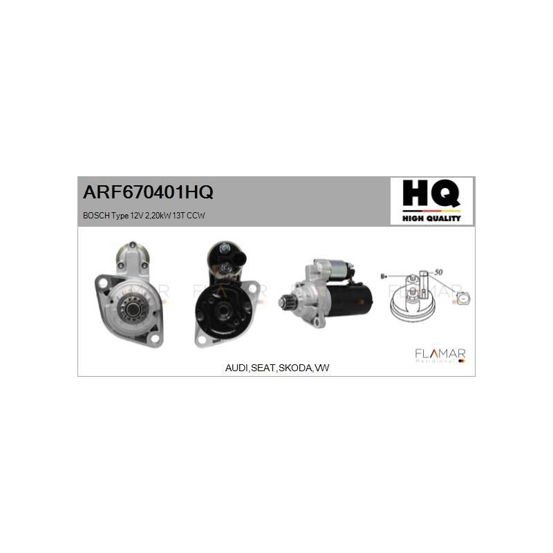 FLAMAR ARF670401HQ Motor de arranque - 1