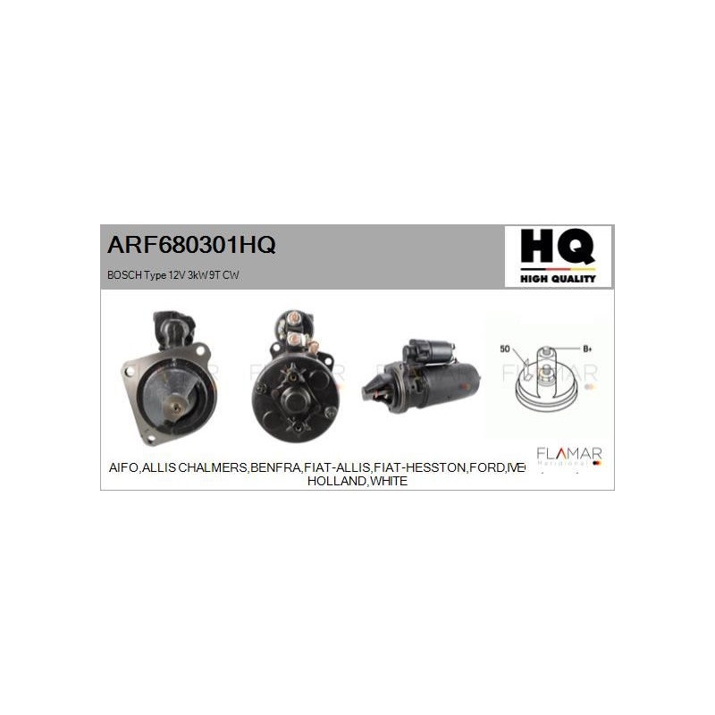 FLAMAR ARF680301HQ Motor de arranque - 1