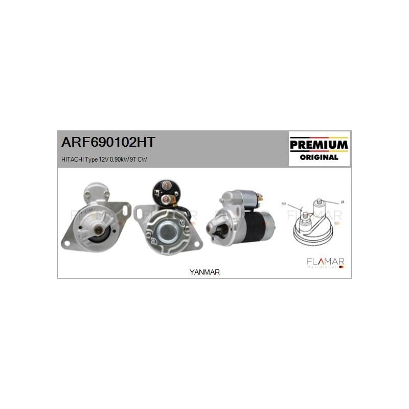 FLAMAR ARF690102HT Motor de arranque - 1