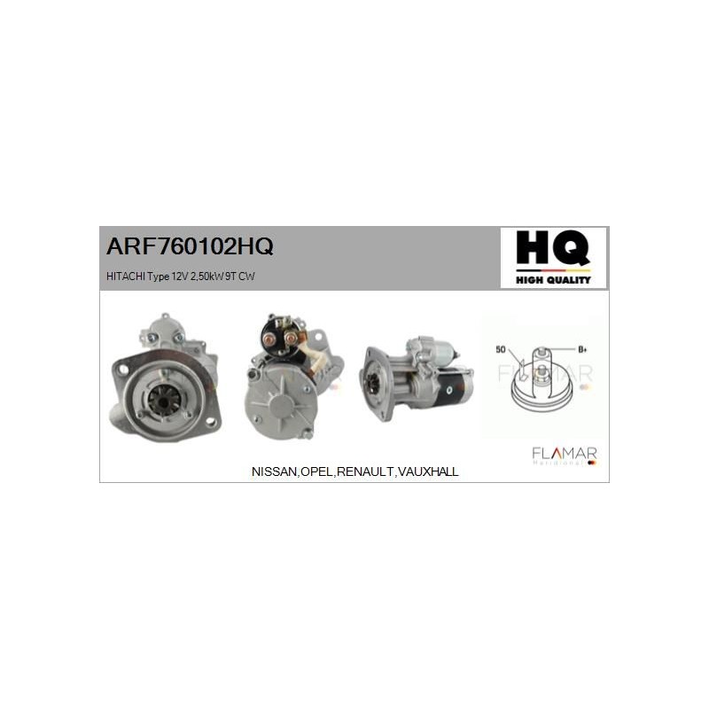 FLAMAR ARF760102HQ Motor de arranque - 1