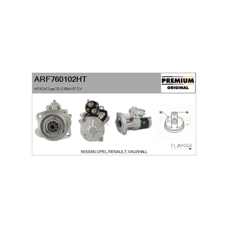FLAMAR ARF760102HT Motor de arranque - 1