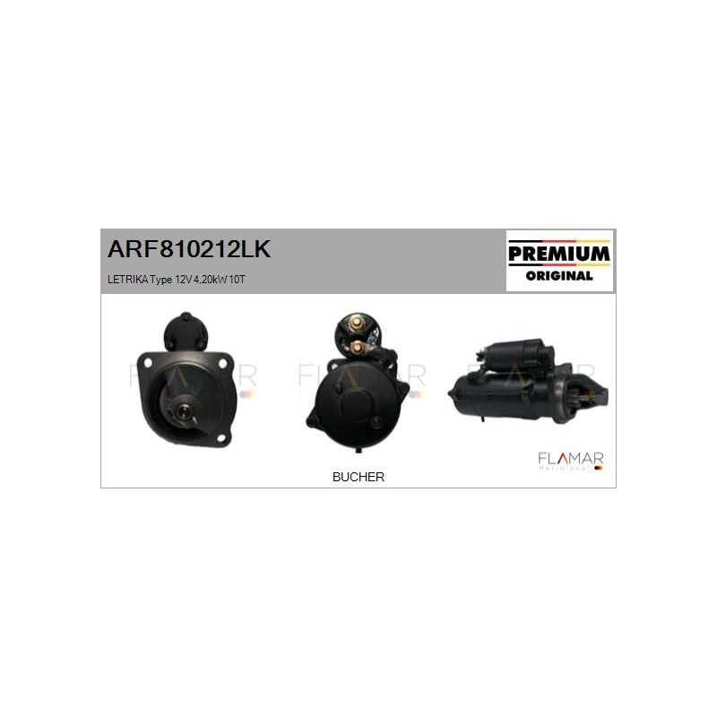 FLAMAR ARF810212LK Motor de arranque - 1