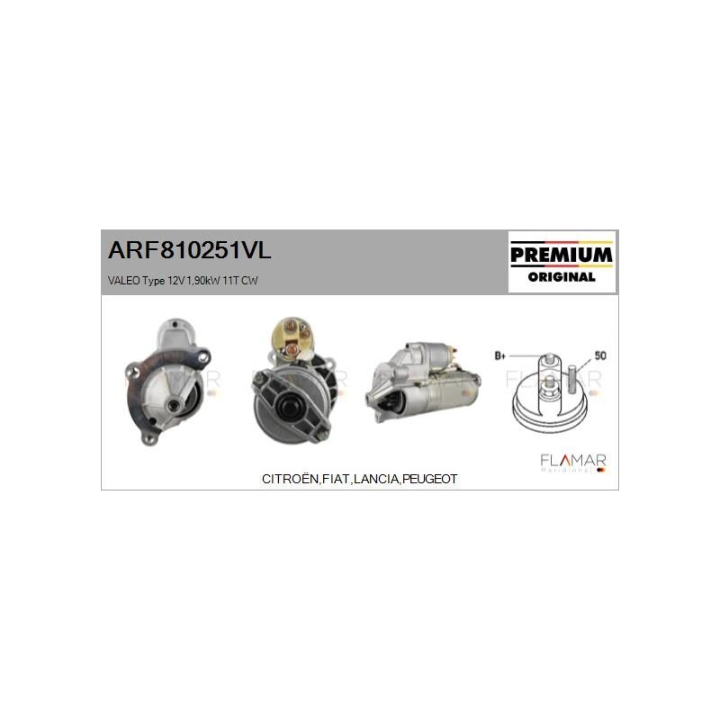 FLAMAR ARF810251VL Motor de arranque - 1