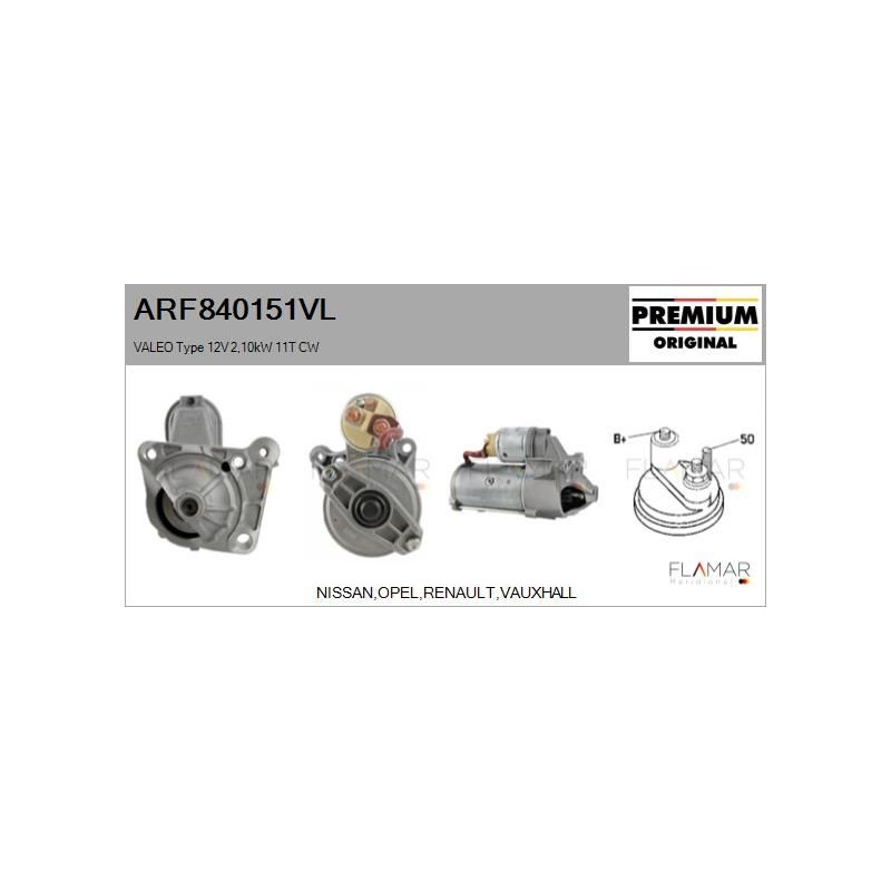 FLAMAR ARF840151VL Motor de arranque - 1