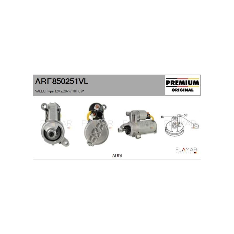 FLAMAR ARF850251VL Motor de arranque - 1