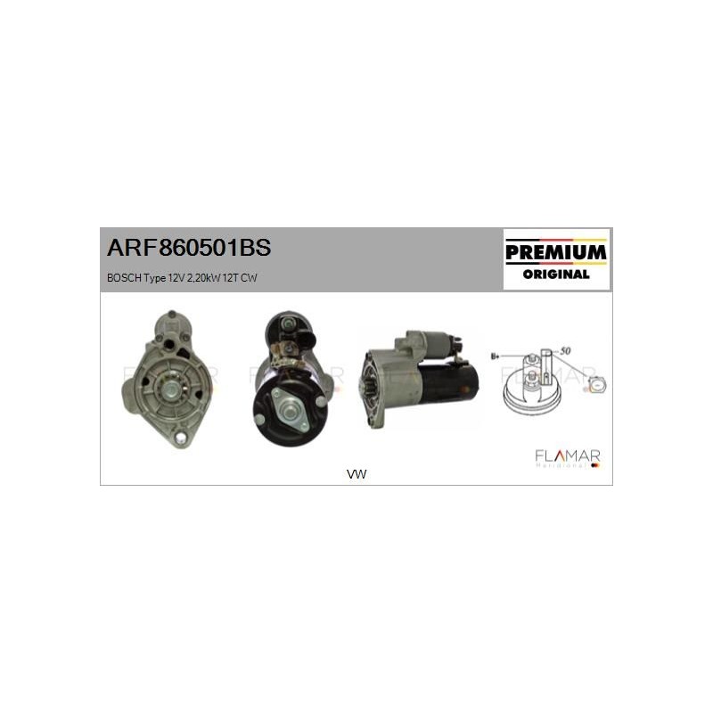 FLAMAR ARF860501BS Motor de arranque - 1