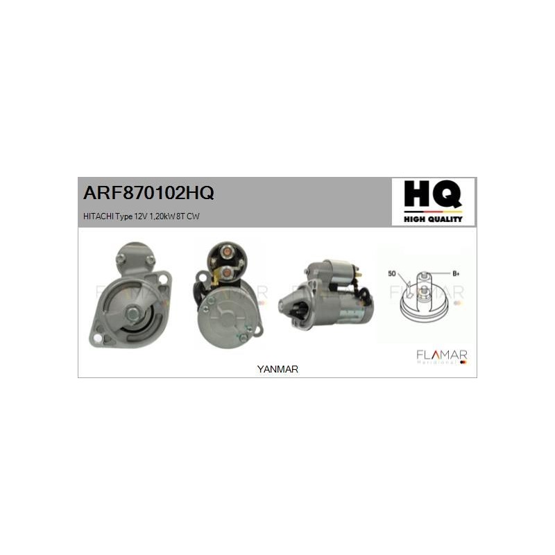FLAMAR ARF870102HQ Motor de arranque - 1