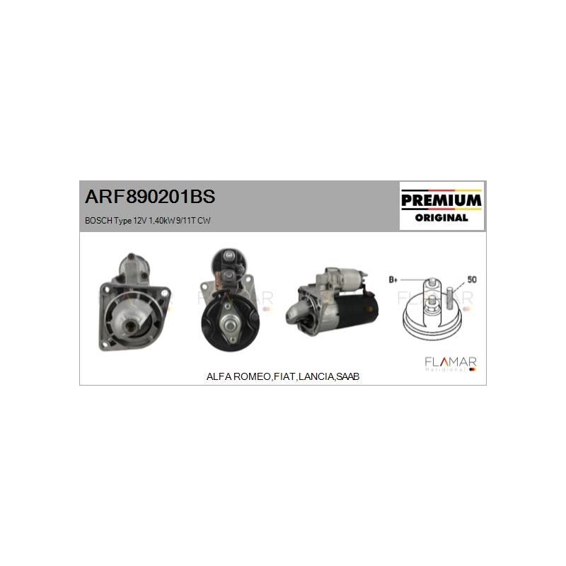 FLAMAR ARF890201BS Motor de arranque - 1