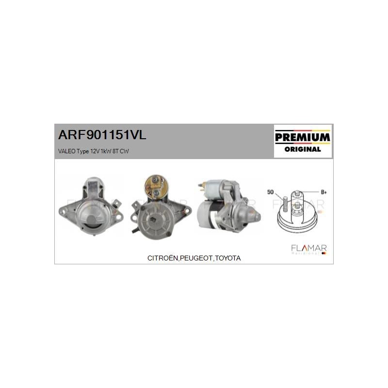 FLAMAR ARF901151VL Motor de arranque - 1