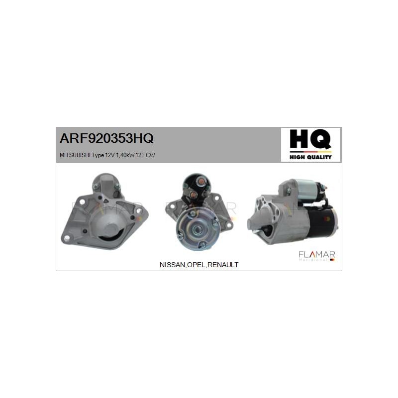 FLAMAR ARF920353HQ Motor de arranque - 1