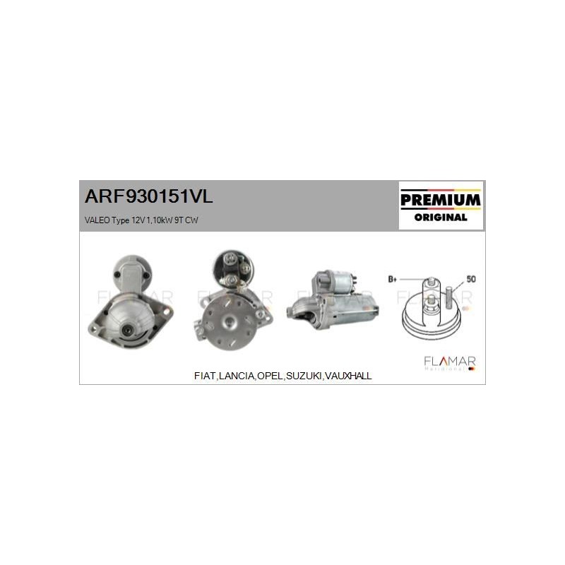 FLAMAR ARF930151VL Motor de arranque - 1