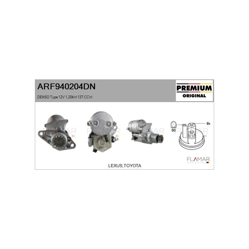 FLAMAR ARF940204DN Motor de arranque - 1