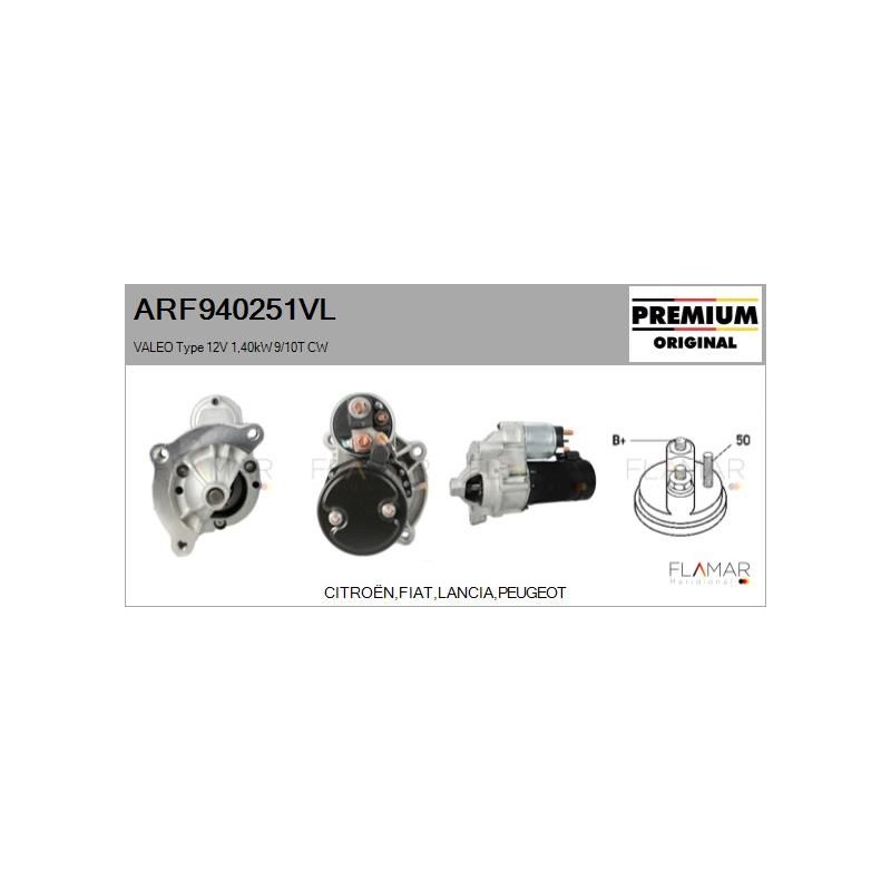 FLAMAR ARF940251VL Motor de arranque - 1