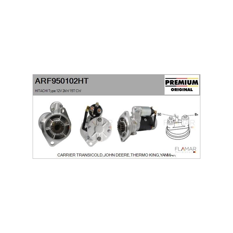 FLAMAR ARF950102HT Motor de arranque - 1