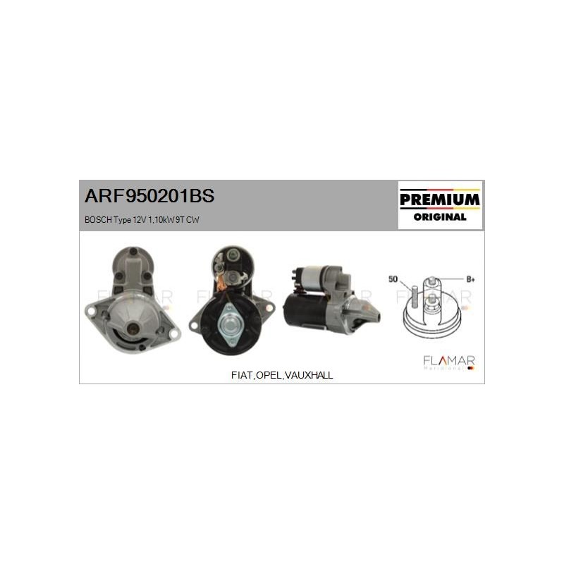 FLAMAR ARF950201BS Motor de arranque - 1