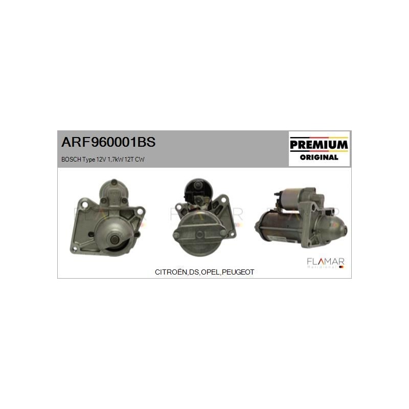 FLAMAR ARF960001BS Motor de arranque - 1