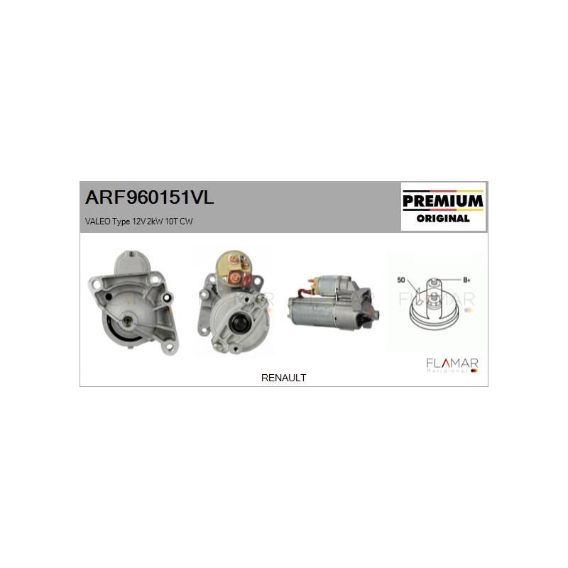 FLAMAR ARF960151VL Motor de arranque - 1