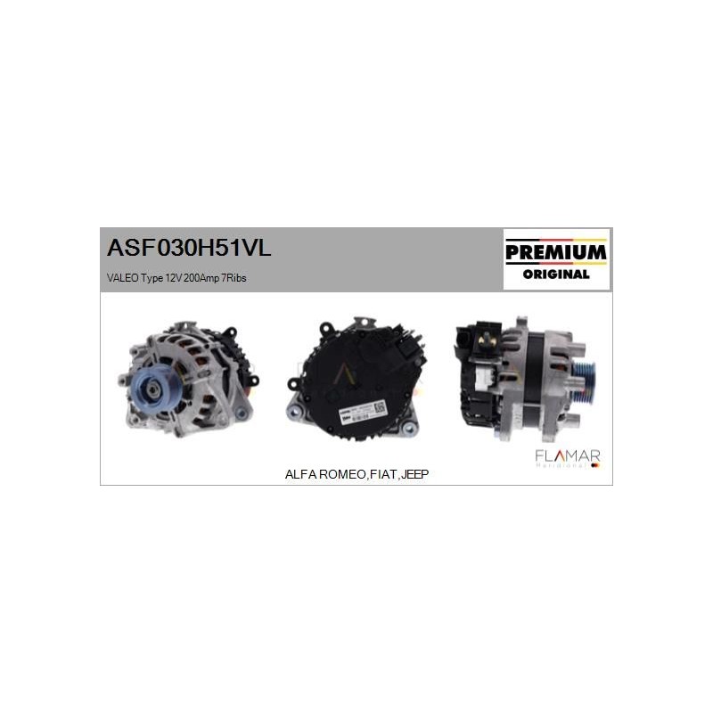 FLAMAR ASF030H51VL Alternador arrancador - 1