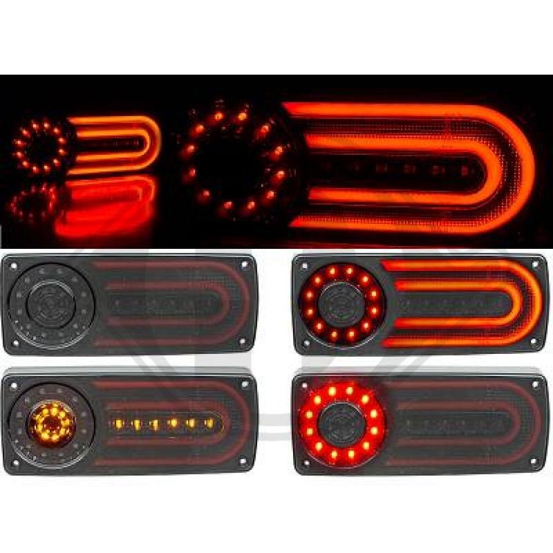 DIEDERICHS 1695295 Juego luz trasera - 1