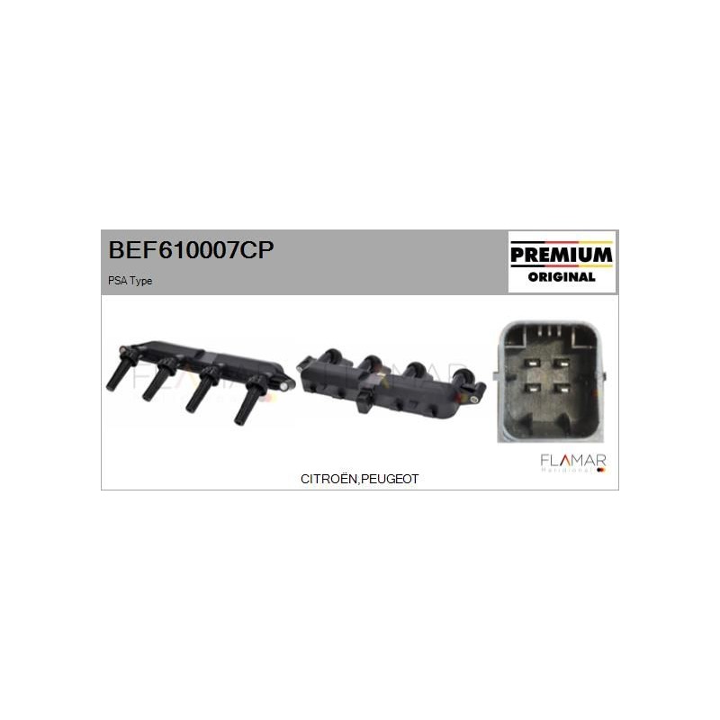 FLAMAR BEF610007CP Bobina de encendido - 1