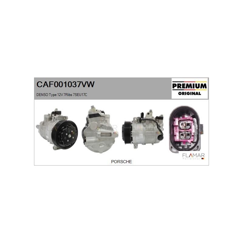 FLAMAR CAF001037VW Compresor, aire acondicionado - 1