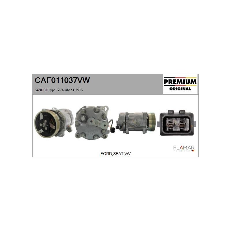 FLAMAR CAF011037VW Compresor, aire acondicionado - 1