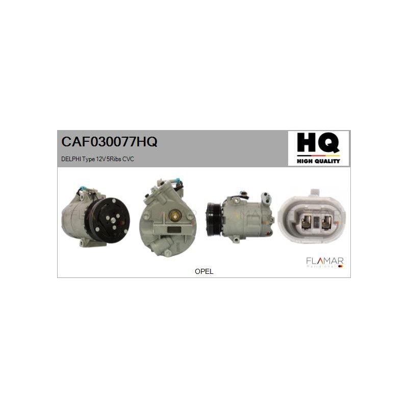 FLAMAR CAF030077HQ Compresor, aire acondicionado - 1