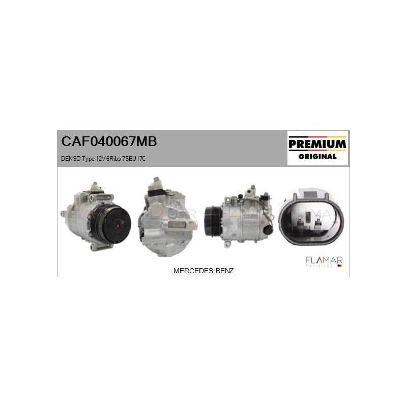 FLAMAR CAF040067MB Compresor, aire acondicionado - 1