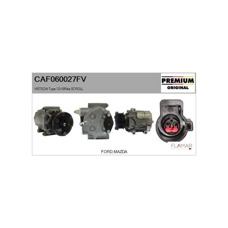 FLAMAR CAF060027FV Compresor, aire acondicionado - 1