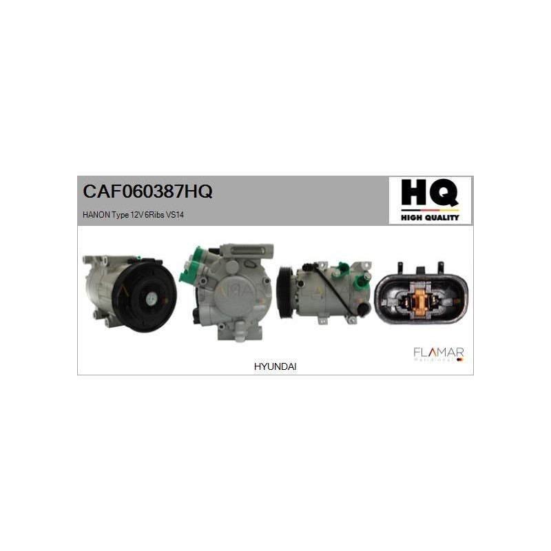 FLAMAR CAF060387HQ Compresor, aire acondicionado