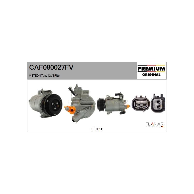 FLAMAR CAF080027FV Compresor, aire acondicionado - 1