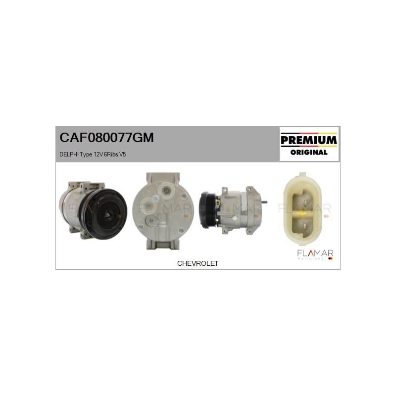 FLAMAR CAF080077GM Compresor, aire acondicionado - 1