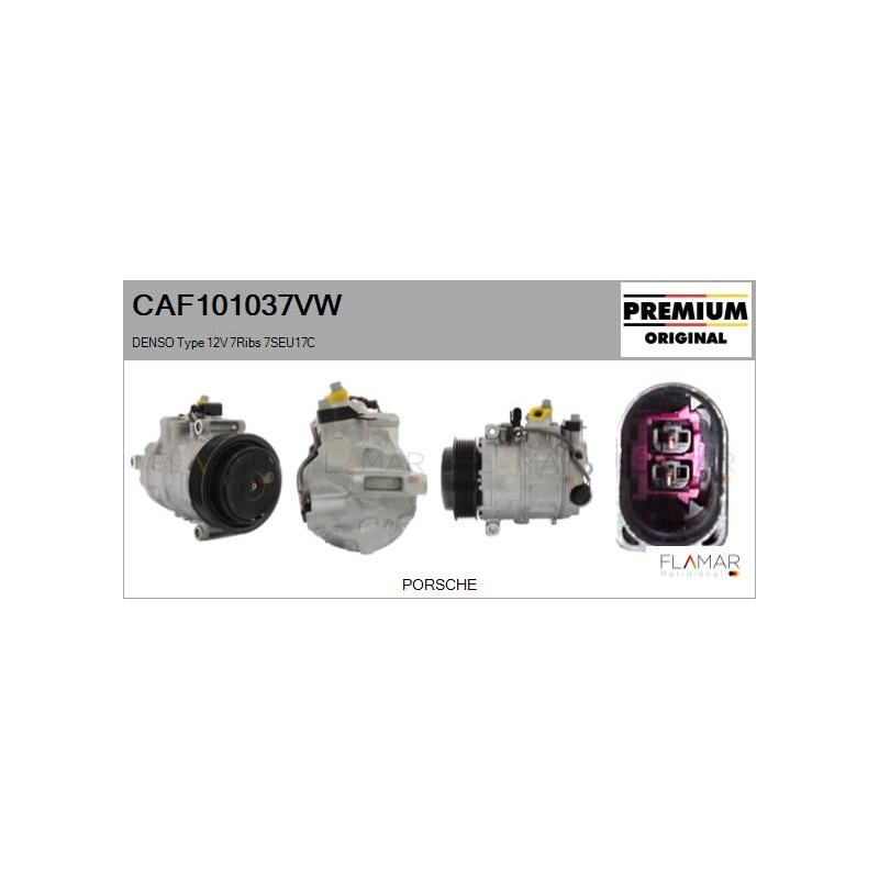 FLAMAR CAF101037VW Compresor, aire acondicionado - 1