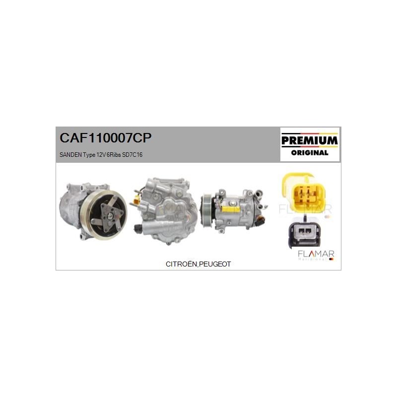 FLAMAR CAF110007CP Compresor, aire acondicionado - 1