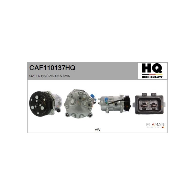 FLAMAR CAF110137HQ Compresor, aire acondicionado - 1