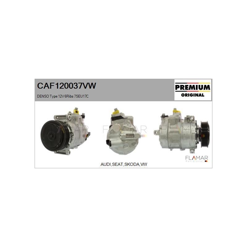 FLAMAR CAF120037VW Compresor, aire acondicionado - 1