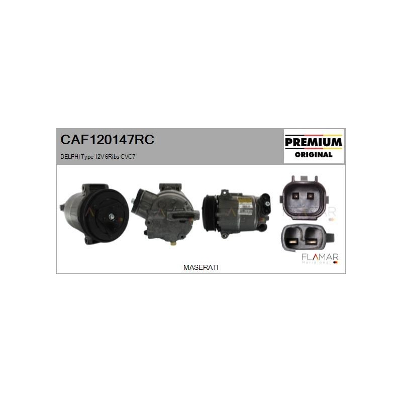 FLAMAR CAF120147RC Compresor, aire acondicionado - 1