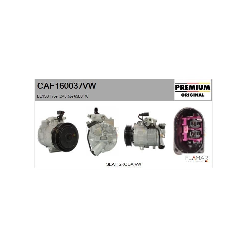 FLAMAR CAF160037VW Compresor, aire acondicionado - 1