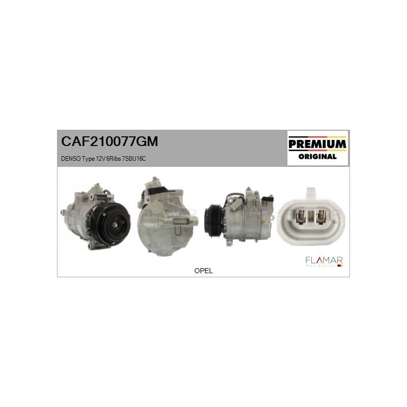 FLAMAR CAF210077GM Compresor, aire acondicionado - 1