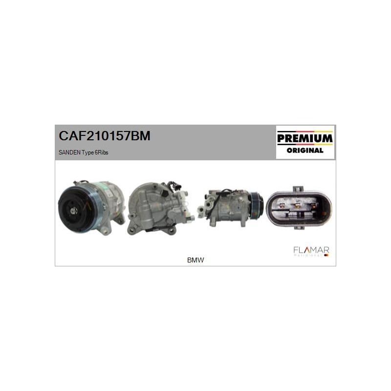 FLAMAR CAF210157BM Compresor, aire acondicionado - 1