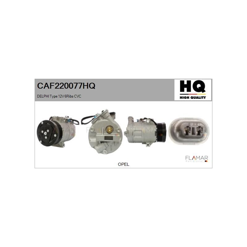 FLAMAR CAF220077HQ Compresor, aire acondicionado - 1