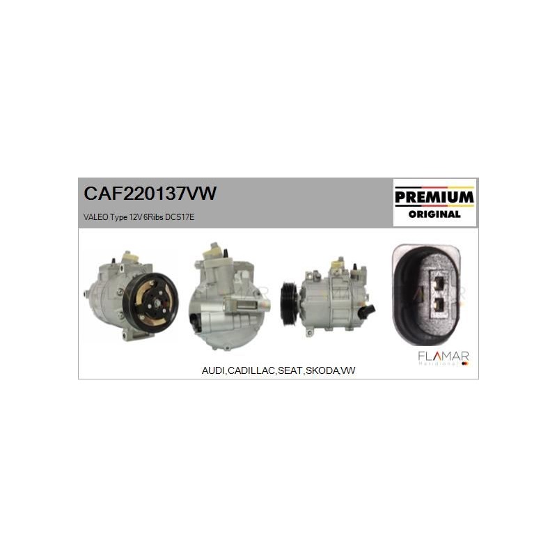 FLAMAR CAF220137VW Compresor, aire acondicionado - 1