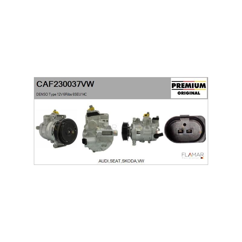 FLAMAR CAF230037VW Compresor, aire acondicionado - 1
