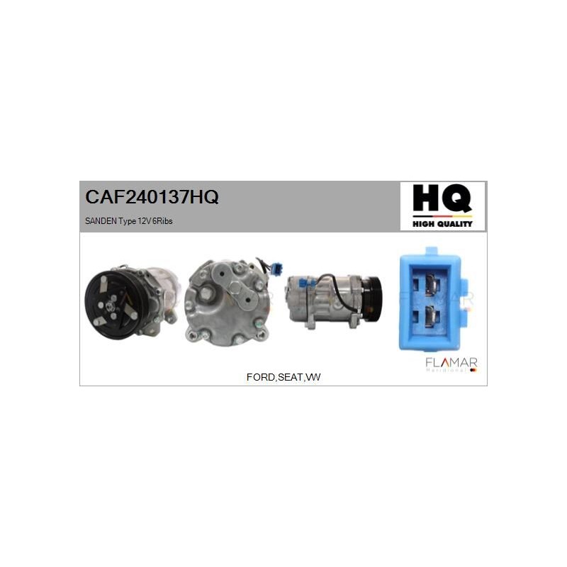 FLAMAR CAF240137HQ Compresor, aire acondicionado - 1