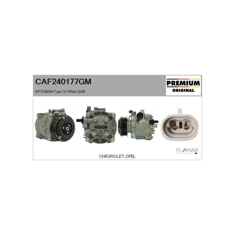 FLAMAR CAF240177GM Compresor, aire acondicionado - 1