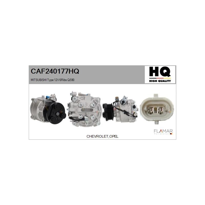 FLAMAR CAF240177HQ Compresor, aire acondicionado - 1