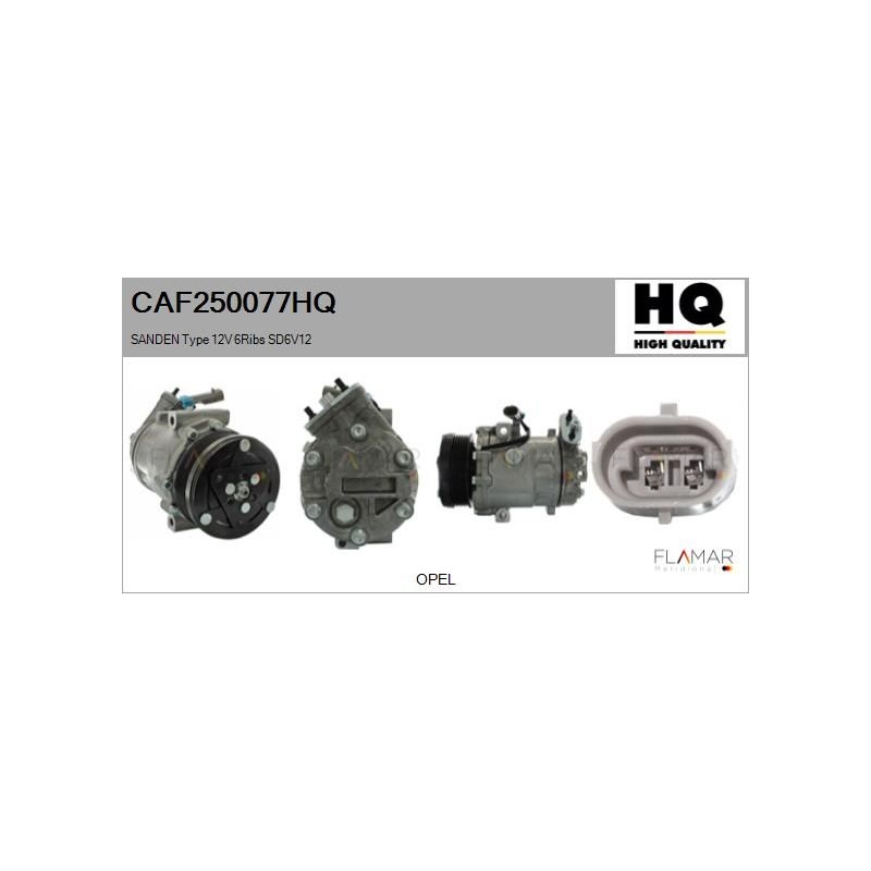 FLAMAR CAF250077HQ Compresor, aire acondicionado - 1