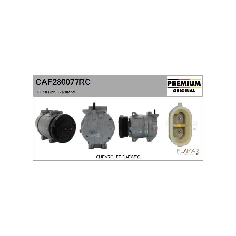 FLAMAR CAF280077RC Compresor, aire acondicionado - 1