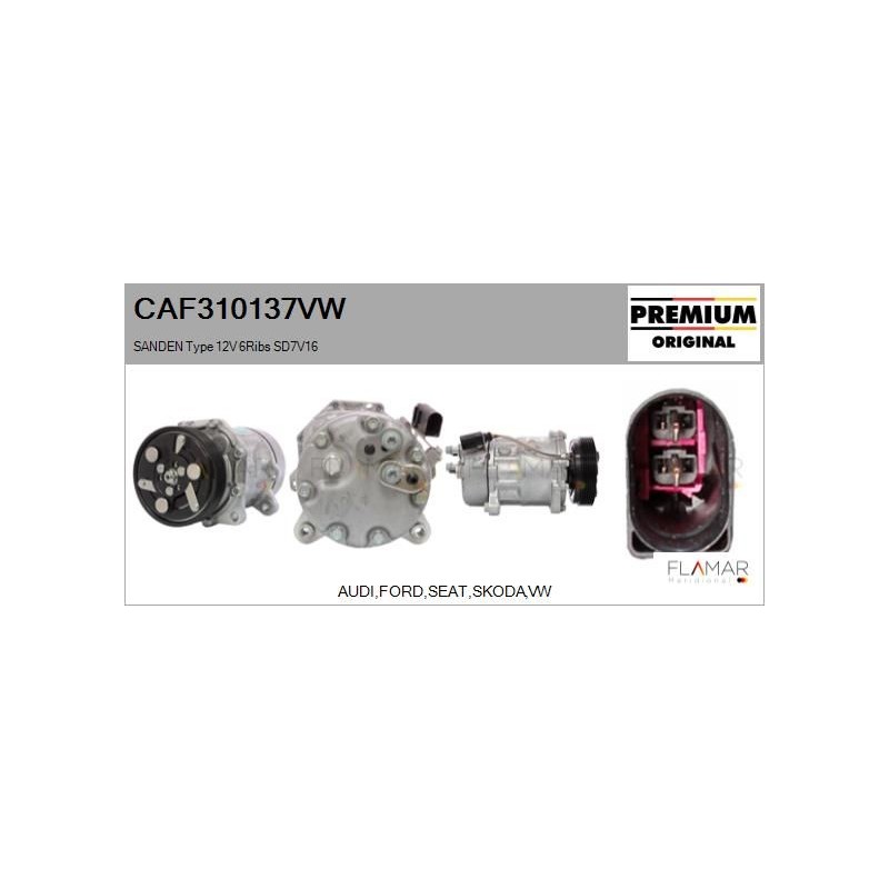 FLAMAR CAF310137VW Compresor, aire acondicionado - 1